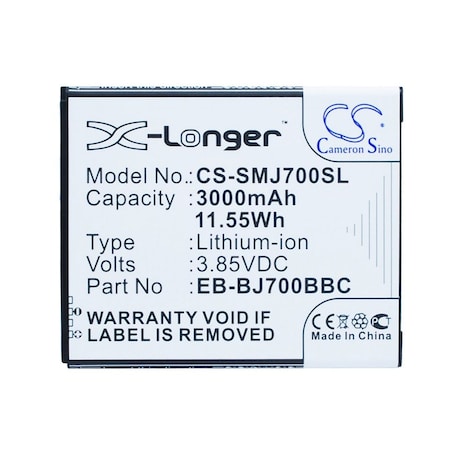 Bsc Preferred Samsung Galaxy J7 Duos TD-LTE Galaxy Mega On Galaxy Mobile Phone Repl. Battery CS-SMJ700SL